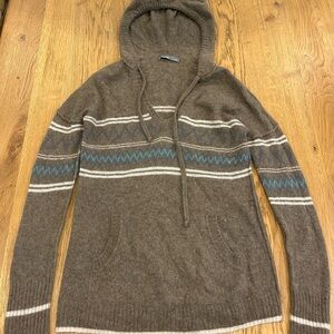 27 Miles Malibu Brown and Blue Sweater